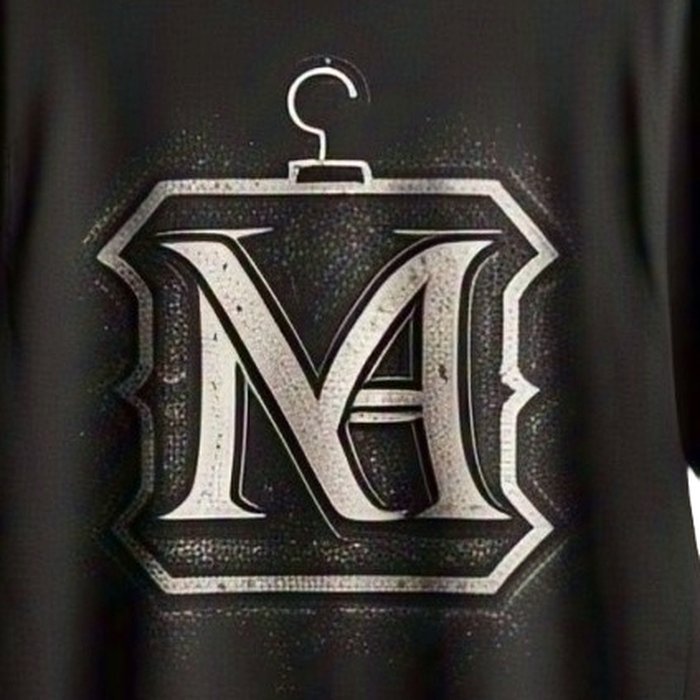 Close-up of a large screen-printed graphic on black cotton jersey